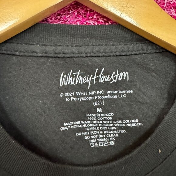 Whitney Houston 1987 Alternate Album Art Dance Pop Tee M - Picture 4 of 4